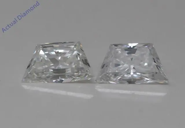 Main image of A Pair of Trapezoid Cut Natural Mined Loose Diamonds (0.66 Ct,G Color,VS1 Clarity)
