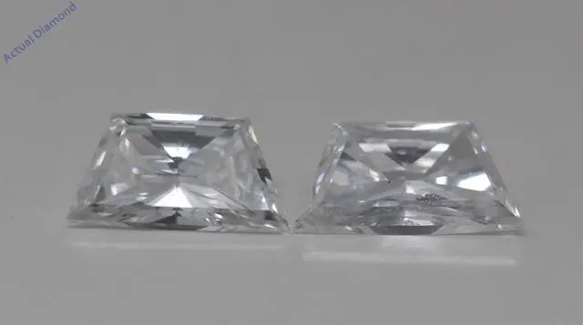 Main image of A Pair of Trapezoid Cut Natural Mined Loose Diamonds (0.61 Ct,G Color,VS2 Clarity)