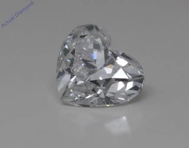 Alt view image 4 of 4 - Heart Natural Mined Diamond Solitaire Engagement Ring,14k White Gold (2.01 Ct,D Color,VS1 Clarity) GIA