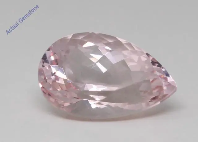 Alt view image 4 of 4 - Pear Cut Natural Mined Loose Morganite (6.3 Ct,Pink(Irradiated) Color,VS Clarity)