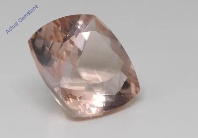 Alt view image 3 of 4 - Cushion Cut Natural Mined Loose Morganite (6.63 Ct,Peach(Irradiated) Color,VS Clarity)