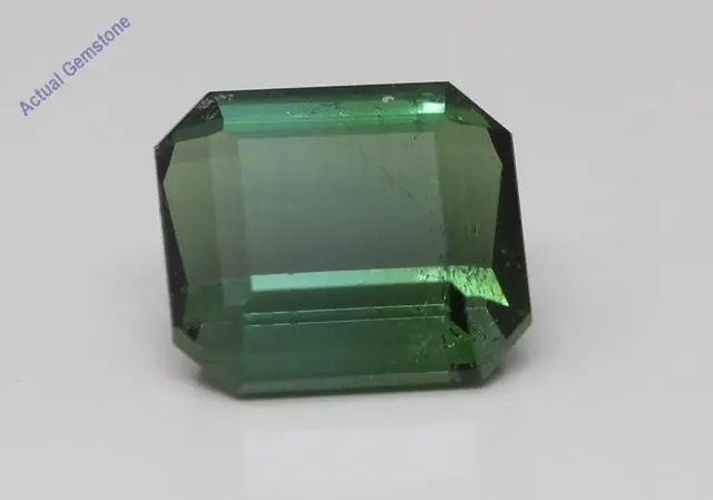 Alt view image 4 of 4 - Emerald Cut Natural Mined Loose Tourmaline (4.67 Ct,Green(Heat-Treated) Color,SI2 Clarity)