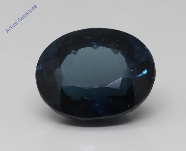 Main image of Oval Cut Natural Mined Loose Tourmaline (6.02 Ct,Dark Blue(Heat-Treated) Color,VS Clarity)