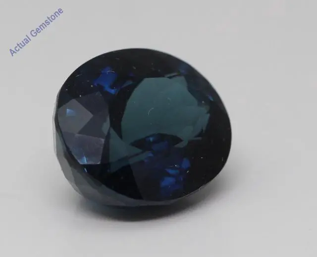 Alt view image 3 of 4 - Oval Cut Natural Mined Loose Tourmaline (6.02 Ct,Dark Blue(Heat-Treated) Color,VS Clarity)