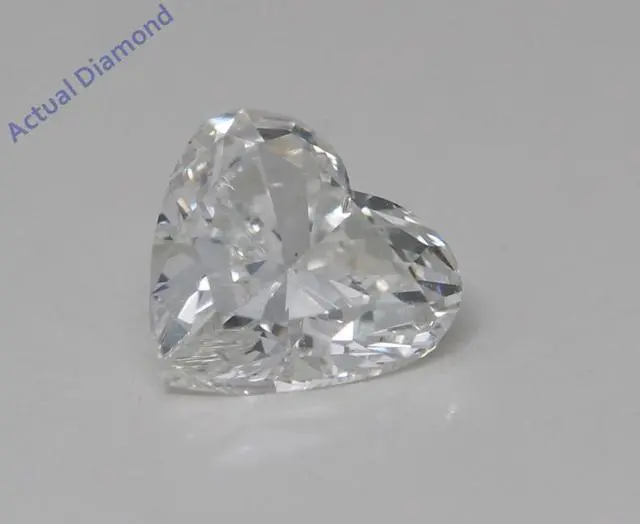 Alt view image 2 of 5 - Heart Cut Natural Mined Loose Diamond (0.58 Ct,J Color,VS2 Clarity) GIA Certified
