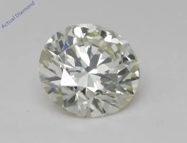 Alt view image 3 of 5 - Round Natural Mined Diamond Solitaire Pendant Necklace 14K White Gold (3.06 Ct,K Color,VVS2 Clarity) IGL