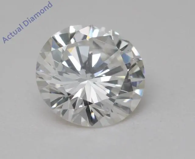 Alt view image 5 of 5 - Round Natural Mined Diamond Solitaire Pendant Necklace 14K White Gold (0.93 Ct,G Color,VVS2 Clarity) IGL