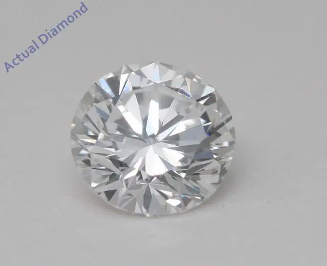 Alt view image 5 of 5 - Round Natural Mined Diamond Solitaire Pendant Necklace 14K White Gold (0.71 Ct,E Color,VVS2 Clarity) IGL