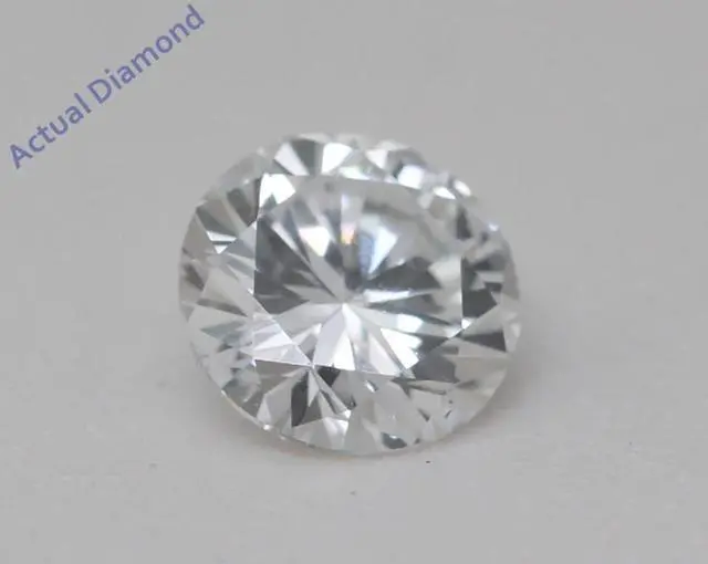 Alt view image 5 of 5 - Round Natural Mined Diamond Solitaire Pendant Necklace 14k Yellow Gold (0.49 Ct,D Color,VS1 Clarity) IGL