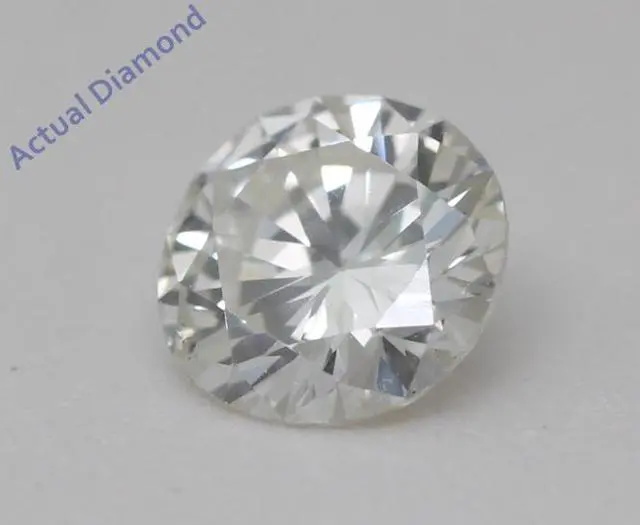 Alt view image 5 of 5 - Round Natural Mined Diamond Solitaire Engagement Ring,14k White Gold (0.55 Ct,G Color,VS1 Clarity) IGL