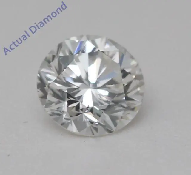 Alt view image 5 of 5 - Round Natural Mined Diamond Solitaire Pendant Necklace 14k Yellow Gold (0.49 Ct,G Color,VS1 Clarity) IGL