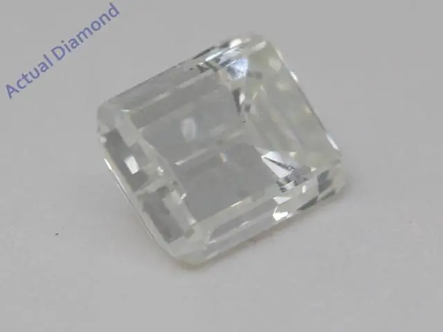Alt view image 3 of 5 - Emerald Cut Natural Mined Loose Diamond (0.93 Ct,F Color,VVS1 Clarity) IGL Certified