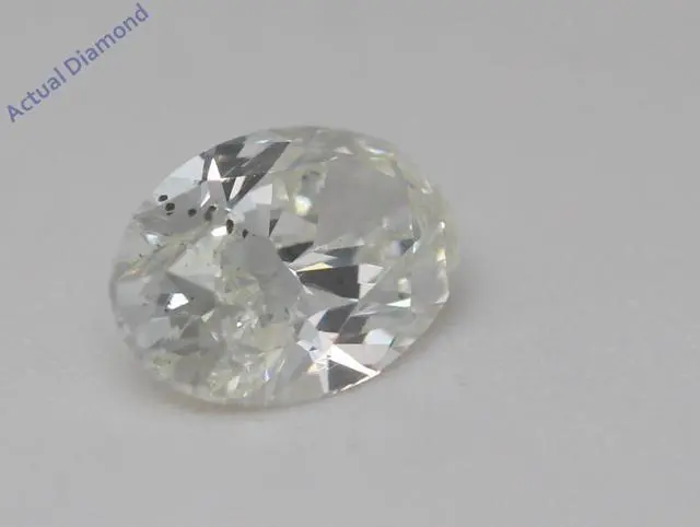Alt view image 3 of 5 - Oval Natural Mined Diamond Solitaire Pendant Necklace 14k Yellow Gold (1.25 Ct,I Color,SI2 Clarity) IGL