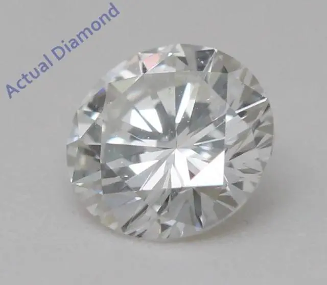 Alt view image 5 of 5 - Round Natural Mined Diamond Solitaire Engagement Ring,14k White Gold (0.61 Ct,G Color,VS1 Clarity) IGL