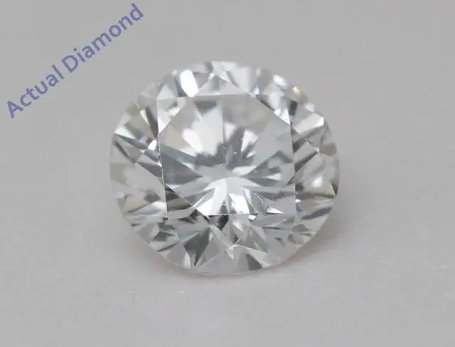 Alt view image 3 of 5 - Round Natural Mined Diamond Solitaire Pendant Necklace 14k Yellow Gold (0.43 Ct,F Color,VVS2 Clarity) IGL