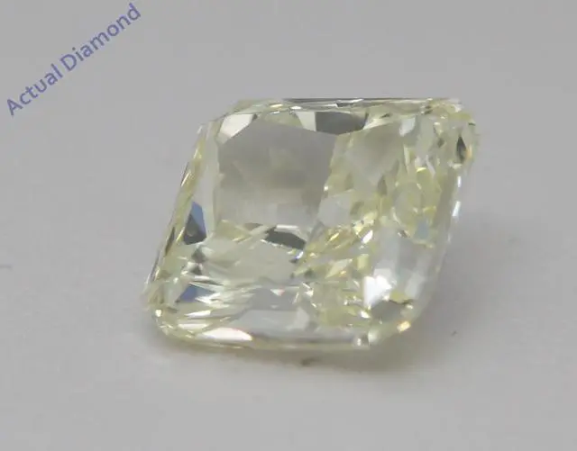 Alt view image 5 of 5 - Radiant Cut Natural Mined Loose Diamond (1.61 Ct,Natural Fancy Yellow Color,VVS2 Clarity) IGL Certified