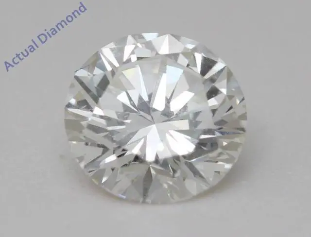 Alt view image 3 of 5 - Round Natural Mined Diamond Solitaire Pendant Necklace 14K White Gold (1.01 Ct,J Color,VS1 Clarity) GIA