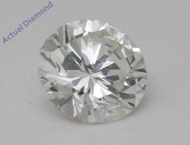 Alt view image 5 of 5 - Round Natural Mined Diamond Solitaire Pendant Necklace 14K White Gold (1.01 Ct,J Color,VS1 Clarity) GIA