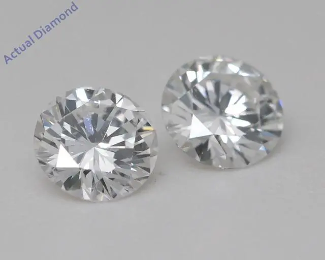 Alt view image 5 of 5 - Round Natural Mined Diamond Solitaire Pendant Necklace 14K White Gold (0.83 Ct,D Color,VVS2 Clarity) IGL