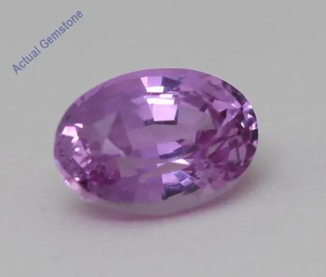 Alt view image 2 of 5 - Oval Cut Natural Mined Loose Sapphire (1.12 Ct,Pink Color,VS2 Clarity) GIA Certified