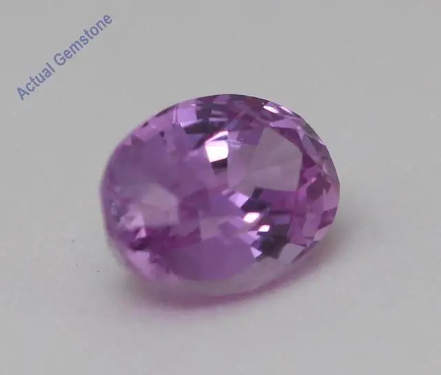 Alt view image 3 of 5 - Oval Cut Natural Mined Loose Sapphire (1.12 Ct,Pink Color,VS2 Clarity) GIA Certified
