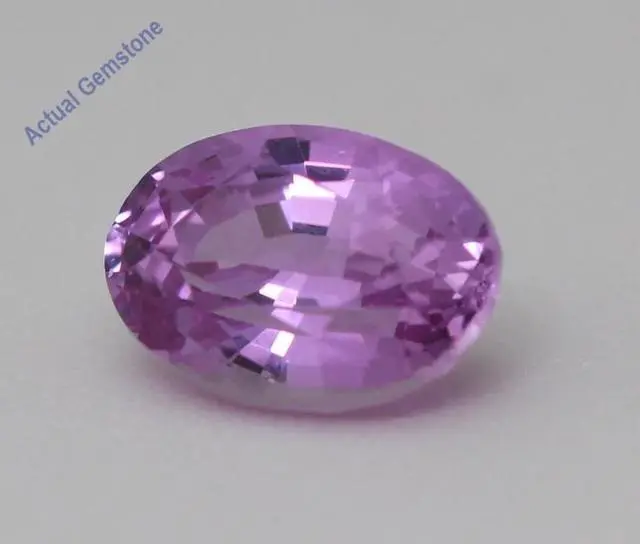 Alt view image 5 of 5 - Oval Cut Natural Mined Loose Sapphire (1.12 Ct,Pink Color,VS2 Clarity) GIA Certified