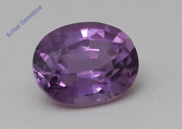 Alt view image 2 of 5 - Oval Cut Natural Mined Loose Sapphire (1.24 Ct,Pink Color,VS2 Clarity) GIA Certified