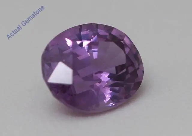 Alt view image 3 of 5 - Oval Cut Natural Mined Loose Sapphire (1.24 Ct,Pink Color,VS2 Clarity) GIA Certified