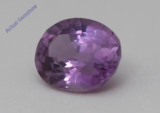 Alt view image 5 of 5 - Oval Cut Natural Mined Loose Sapphire (1.24 Ct,Pink Color,VS2 Clarity) GIA Certified