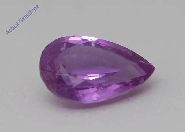 Alt view image 2 of 5 - Pear Cut Natural Mined Loose Sapphire (1.25 Ct,Pink Color,VS2 Clarity) GIA Certified