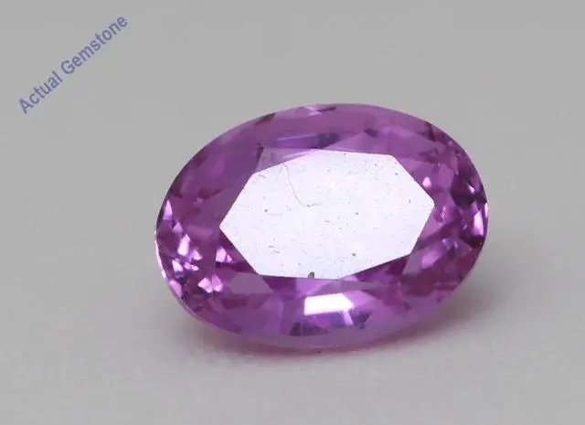 Alt view image 2 of 5 - Oval Cut Natural Mined Loose Sapphire (1.37 Ct,Pink Color,VS2 Clarity) GIA Certified