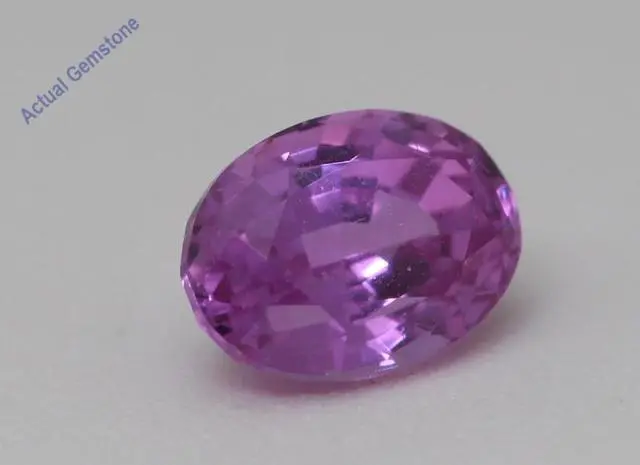 Alt view image 3 of 5 - Oval Cut Natural Mined Loose Sapphire (1.37 Ct,Pink Color,VS2 Clarity) GIA Certified