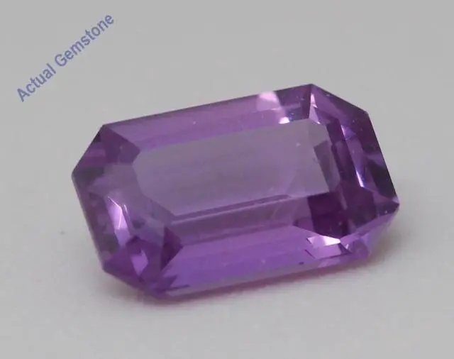 Alt view image 2 of 5 - Emerald Cut Natural Mined Loose Sapphire (1.44 Ct,Pink Color,VS2 Clarity) GIA Certified