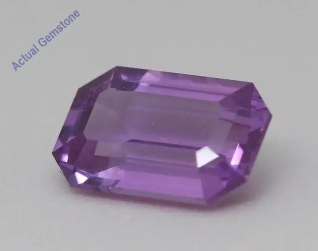 Alt view image 5 of 5 - Emerald Cut Natural Mined Loose Sapphire (1.44 Ct,Pink Color,VS2 Clarity) GIA Certified