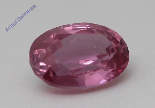 Alt view image 2 of 5 - Oval Cut Natural Mined Loose Sapphire (1.56 Ct,Pink Color,VS2 Clarity) GRS Certified