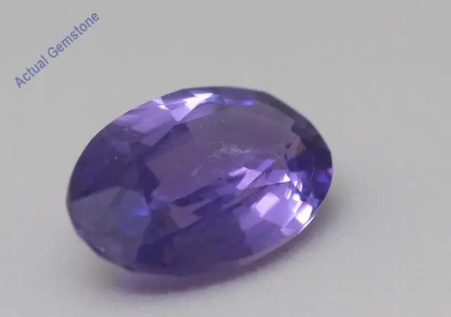 Alt view image 3 of 5 - Oval Cut Natural Mined Loose Sapphire (1.59 Ct,Pinkish Purple Color,VS2 Clarity) GIA Certified