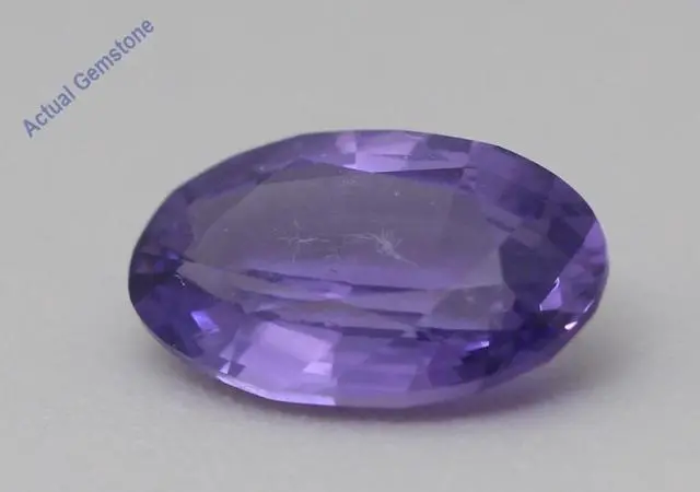 Alt view image 5 of 5 - Oval Cut Natural Mined Loose Sapphire (1.59 Ct,Pinkish Purple Color,VS2 Clarity) GIA Certified