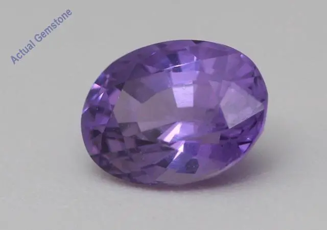 Alt view image 5 of 5 - Oval Cut Natural Mined Loose Sapphire (1.67 Ct,Pinkish Purple Color,VS2 Clarity) GIA Certified