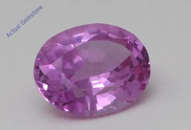 Alt view image 2 of 5 - Oval Cut Natural Mined Loose Sapphire (1.81 Ct,Pink Color,VS2 Clarity) GIA Certified