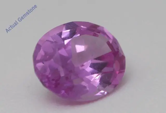 Alt view image 3 of 5 - Oval Cut Natural Mined Loose Sapphire (1.81 Ct,Pink Color,VS2 Clarity) GIA Certified