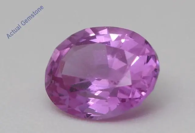 Alt view image 5 of 5 - Oval Cut Natural Mined Loose Sapphire (1.81 Ct,Pink Color,VS2 Clarity) GIA Certified