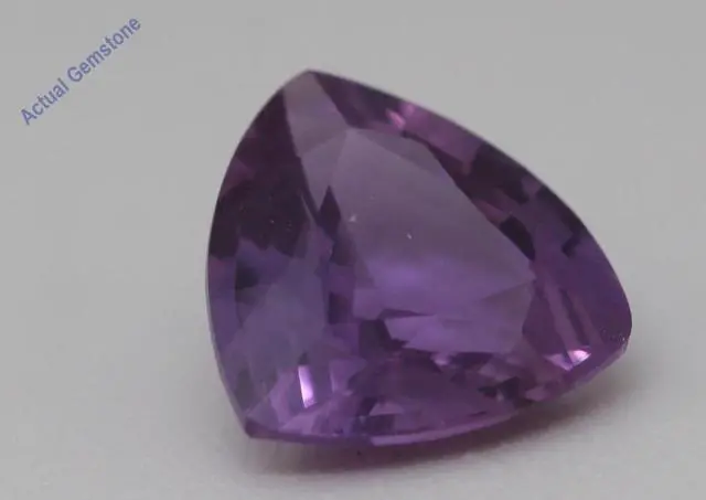 Alt view image 2 of 5 - Cushion Cut Natural Mined Loose Sapphire (2.07 Ct,Pinkish Purple Color,VS2 Clarity) GRS Certified