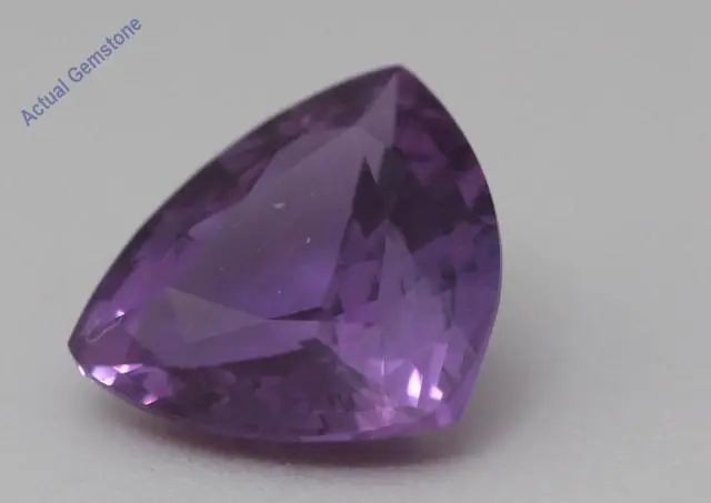 Alt view image 5 of 5 - Cushion Cut Natural Mined Loose Sapphire (2.07 Ct,Pinkish Purple Color,VS2 Clarity) GRS Certified