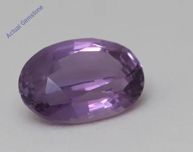 Alt view image 2 of 5 - Oval Cut Natural Mined Loose Sapphire (1.81 Ct,Pinkish Purple Color,VS2 Clarity) GIA Certified