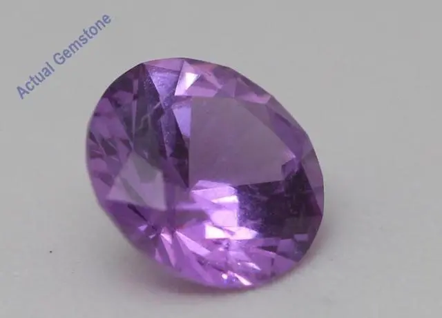 Alt view image 3 of 5 - A Pair of Cushion Cut Natural Mined Loose Sapphires (4.14 Ct,Pinkish Purple Color,VS2 Clarity) GRS Certified