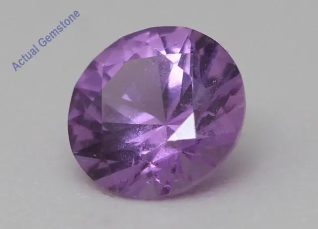 Alt view image 5 of 5 - A Pair of Cushion Cut Natural Mined Loose Sapphires (4.14 Ct,Pinkish Purple Color,VS2 Clarity) GRS Certified