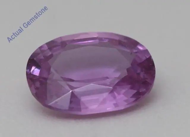 Main image of Round Cut Natural Mined Loose Sapphire (1.01 Ct,Pink(Possibly Heated) Color,SI2 Clarity)