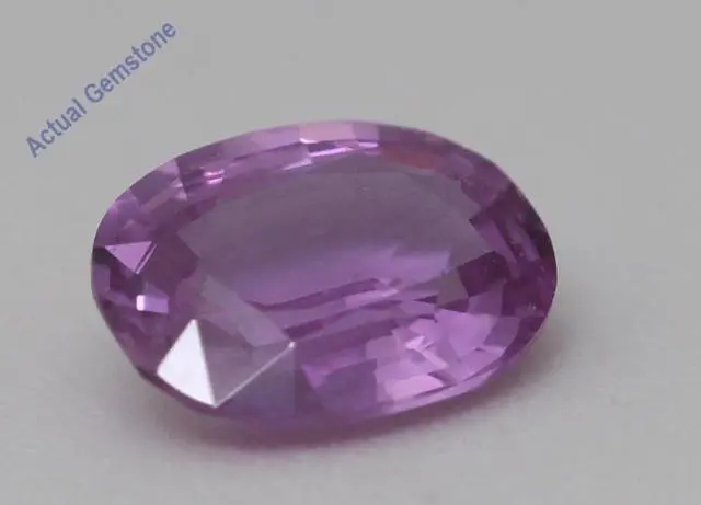 Alt view image 2 of 4 - Round Cut Natural Mined Loose Sapphire (1.01 Ct,Pink(Possibly Heated) Color,SI2 Clarity)
