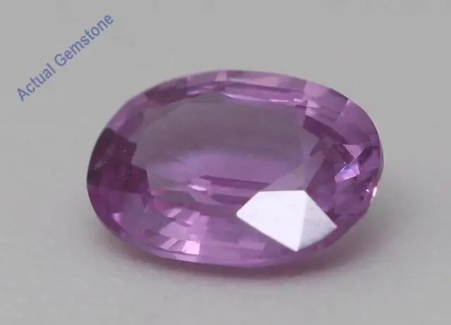 Alt view image 4 of 4 - Round Cut Natural Mined Loose Sapphire (1.01 Ct,Pink(Possibly Heated) Color,SI2 Clarity)