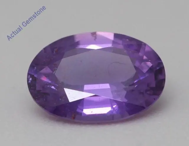 Main image of Oval Cut Natural Mined Loose Sapphire (1.16 Ct,Purple(Possibly Heated) Color,VS2 Clarity)
